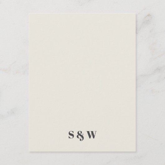 カラフルグルーヴィレトロアはっきりしたーチ結婚詳細 エンクロージャーカード (裏面)