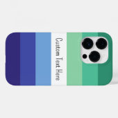 カラフルゲイフラグカスタム文字 Case-Mate iPhoneケース (裏面 (横))