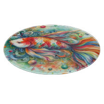 カラフルコイ魚水お洒落色オレンジティール（緑がかった色）