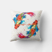 カラフルコイ魚装飾用クッション クッション (裏面)