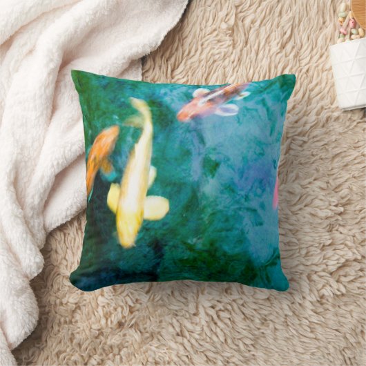 カラフルコイ クッション (ブランケット)