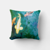 カラフルコイ クッション (正面)