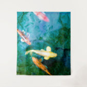 カラフルコイ タペストリー (正面)