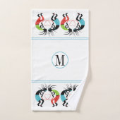 カラフルココペリハート バスタオルセット (ハンドタオル)