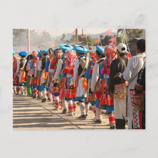 カラフルコスチューム ポストカード (正面)