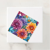 カラフルコテージガーデンフラワーアートギフトラベル フェイバータグ (インサイチュ)