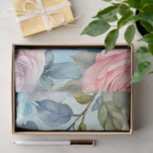 カラフルコテージガーデンフラワーズアートティッシュペーパー 薄葉紙 (ギフト)