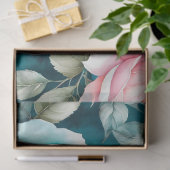 カラフルコテージガーデンフラワーズアートティッシュペーパー 薄葉紙 (ギフト)