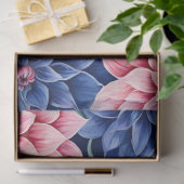 カラフルコテージガーデンフラワーズアートティッシュペーパー 薄葉紙 (ギフト)