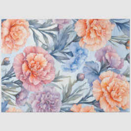 カラフルコテージガーデンフラワーズアートティッシュペーパー 薄葉紙