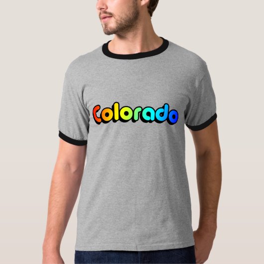 カラフルコロラド州v2. tシャツ (正面)