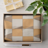 カラフルコンテンポラリーモダン幾何 薄葉紙 (ギフト)