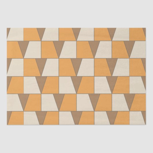 カラフルコンテンポラリーモダン幾何 薄葉紙 (正面)