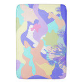 カラフルコンテンポラリー抽象芸術モダン芸術 バスマット (正面縦)