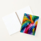 カラフルコンテンポラリー抽象芸術 ノートブック (内部)