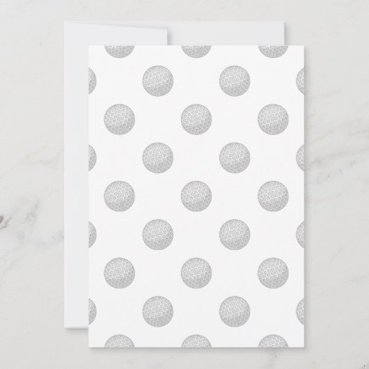 カラフルゴル絵を描フテーマバースデーパーティー招待状 (裏面)