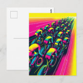 カラフルサイクリングロードレース ポストカード (正面/裏面)