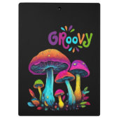 カラフルサイケデリックきのこ クリップボード (裏面)