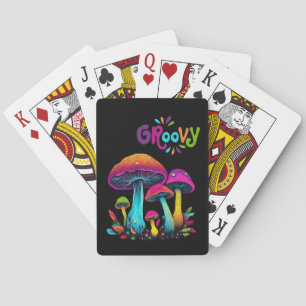 カラフルサイケデリックきのこ トランプ