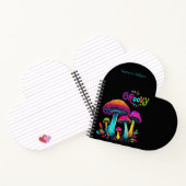 カラフルサイケデリックきのこ ノートブック (内部)