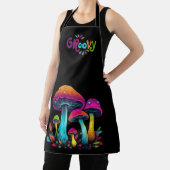 カラフルサイケデリックキノコ エプロン (インサイチュ)