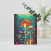 カラフルサイケデリックファンタジー界 ポストカード (スタンド正面)