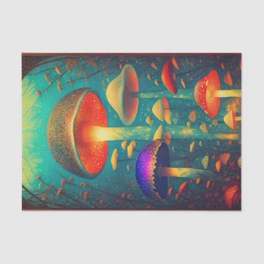 カラフルサイケデリックファンタジー界 薄葉紙 (正面)