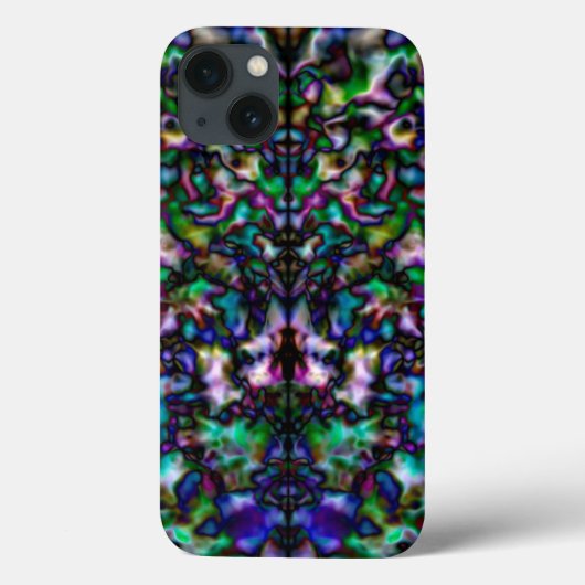 カラフルサイケデリック万華鏡のように千変万化するパターン Case-Mate iPhoneケース (裏面)