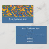 カラフルサイケデリック名刺 名刺 (正面/裏面)