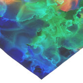 カラフルサイケデリック抽象芸術 ロングテーブルランナー (コーナー)