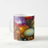 カラフルサイケデリック林 コーヒーマグカップ (正面左)