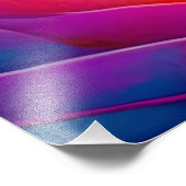 カラフルサイケデリック蝶・花 フォトプリント (角)