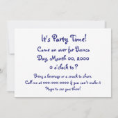 カラフルサイコロブンコ招待状 招待状 (裏面)