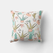 カラフルサボテン装飾用クッション クッション (裏面)