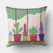 カラフルサボテン アウトドアクッション (裏面)