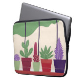 カラフルサボテン ラップトップスリーブ (正面左)