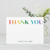 カラフルサンキューカードパーソナライズされた文具 シーズンカード (スタンド正面)