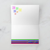 カラフルサンキューカード サンキューカード (内部)