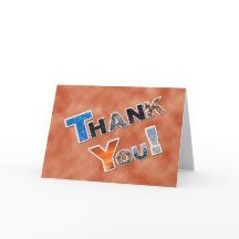 カラフルサンキューカード