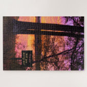 カラフルサンセットオンザレイクマリッジミーパズル ジグソーパズル (横)