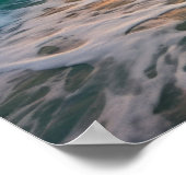 カラフルサンセットオンパナマシティビーチポスター ポスター (角)