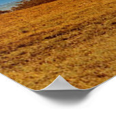 カラフルサンセットオーバーセントラルボヘミアン高原 ポスター (角)