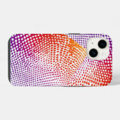 カラフルサークルモダン iPhoneケース (裏面横)