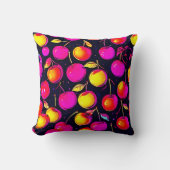 カラフルサーフィンド絵画ッグ クッション (正面)