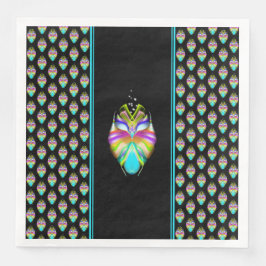 カラフルシアンとブラックのOracle Owl