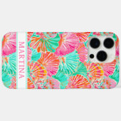 カラフルシェルのモノグラム Case-Mate iPhoneケース (裏面 (横))