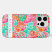 カラフルシェルのモノグラム iPhoneケース (裏面横)