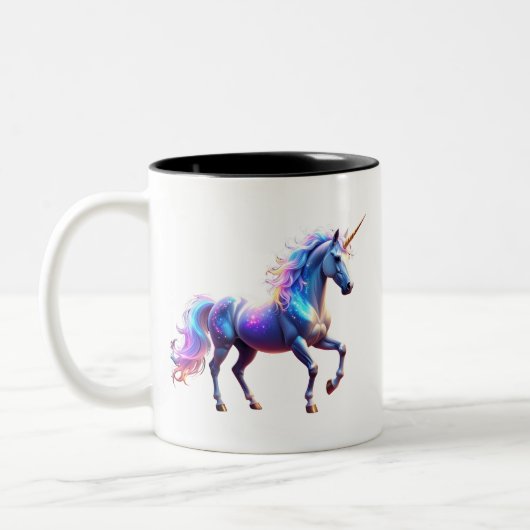 カラフルシャイニーユニコーン ツートーンマグカップ (左)