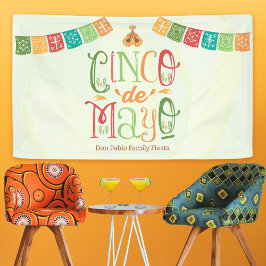 カラフルシンコデマヨフィエスタウェルカム 横断幕