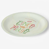 カラフルシンコデマヨフィエスタ ペーパープレート (アングル)